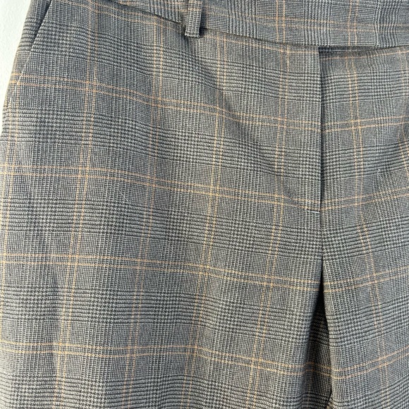Brooks Brothers brown plaid 100% wool fully lined trousers petite size 10P - Picture 3 of 7